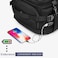 OZUKO 9309 Anti-Theft Tactical Backpack &ndash; Water-Resistant Travel Laptop Bag with USB Charging Port, Hiking and Outdoor Rucksack (Black, 52 * 28 * 24CM 2.6KG With Waist Bag)