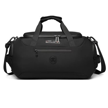 OZUKO 9651 Travel Duffel Bag Men – 45L Waterproof Oxford Weekender Gym Bag with Shoe Compartment, Lightweight Duffel Bag Gym for Sports Bags, Sport Bag for Men & Weekend Adventures (Black)