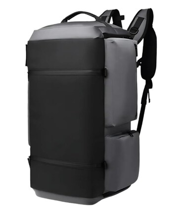 OZUKO 9326 45L Travel Backpack for Men – Antitheft Hiking & Trekking Bag, Multipurpose Gym, Camping & Business Backpack for Travel and Luggage (Grey)