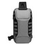 Waterproof Anti-Theft Chest Sling Bag for Men With USB Port, Crossbody Shoulder Bag for Riding and Travel Essentials, Grey, 9339