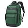 OZUKO 9770 Travel Laptop Backpack, Waterproof, Large 50cm, Small 45cm, Business School Bag, Multiple Compartments, Small (Green)