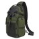 Water-Resistant Oxford Tactical Anti-Theft Sling Bag for Men, 40 x 14 x 22 cm, Large Capacity Travel and Outdoor Bag, Green, 9844