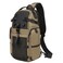 Water-Resistant Oxford Tactical Anti-Theft Sling Bag for Men, 40 x 14 x 22 cm, Large Capacity Travel and Outdoor Bag, Brown, 9844