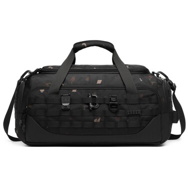 OZUKO 9880 Durable Oxford Gym and Travel Duffel Bag for Unisex, Water-Resistant, 52&times;25&times;30 cm, 40L Capacity with Shoe Compartment (Camo)