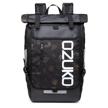 School Backpack for Travel Work School with 15.6 Inch Laptop Sleeve Water-Resistant Lightweight Large Capacity Breathable Padded Back, Camo, 8020