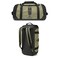 OZUKO 9005 Water-Resistant Duffel Gym Bag, 30L Capacity with Shoe Compartment, Metal Zippers, Earphone Port, for Gym, Football, Golf and Travel, 23x25x52cm (Army Green)