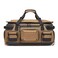 Waterproof Travel Duffel Backpack for Gym Weekender and Travel Use with 2 in 1 Design 53L Large Capacity, Brown, 9904
