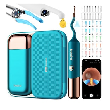 Bebird EarSight Ultra Wi-Fi Visual Earwax Removal Kit with Flexible Otoscope &amp; LED Camera