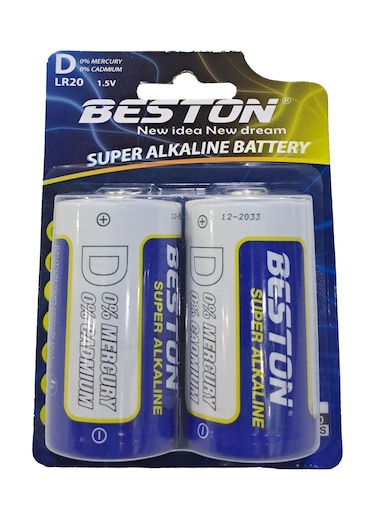 Beston D Super Alkaline Battery -  Pack of 2