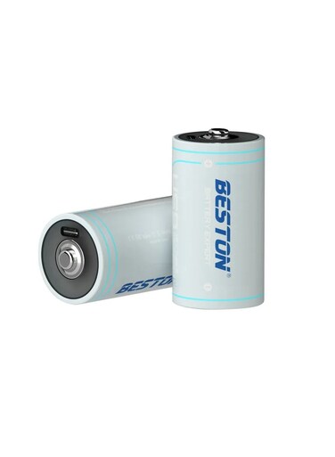 Beston D size 1.5V Rechargeable Battery Type C - Pack of 1
