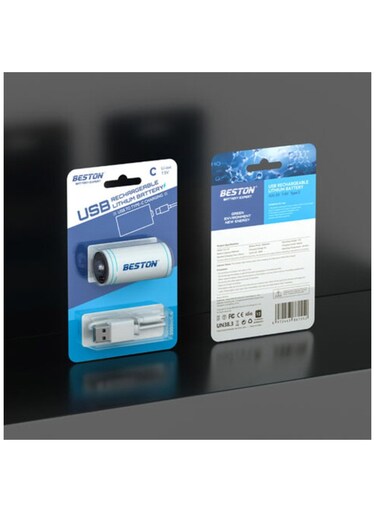 Beston C size 1.5V Rechargeable Battery Type C - Pack of 1