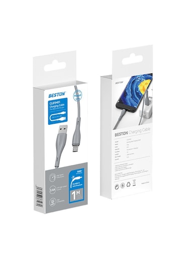 2 Pieces Beston Micro USB 1 Meter 2.4A Cable