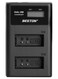 Beston 2 Slot Smart LCD Charger For Canon LP-E12