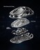 GravaStar Mercury M1 Pro Gaming Mouse, 26,000 DPI, 78g Hollow Lightweight Design, 5 Programmable Buttons, 5 Dynamic RGB Light Sync Modes 4K Wireless Dongle SilverMist Grey