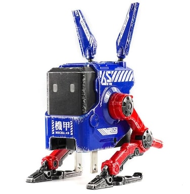 GravaStar Alpha65 65W Gan EU&amp;UK Plug War Damage Blaze Blue Fast Charger