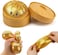 4 PCS Random  Glitter Dumpling Squishy, Dumpling Stress Ball,2026 New Soft Squeeze Anxiety Relief Fidget Toy, Decompression Dough Sensory Toy, Sparkly Dumplings Stretchy Squishy (4pcs)