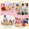 4 PCS Random  Glitter Dumpling Squishy, Dumpling Stress Ball,2026 New Soft Squeeze Anxiety Relief Fidget Toy, Decompression Dough Sensory Toy, Sparkly Dumplings Stretchy Squishy (4pcs)