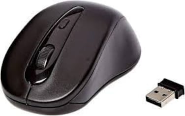 Enet Wireless Optical Mouse Black