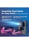VisionArc Portable Smart Projector FHD 1080P, Android 12, Wi-Fi 6, Battery