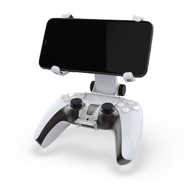 DOBE Mobile Phone Clamp for PS5 DualSense Controller &mdash; Adjustable Phone Mount for Remote Play