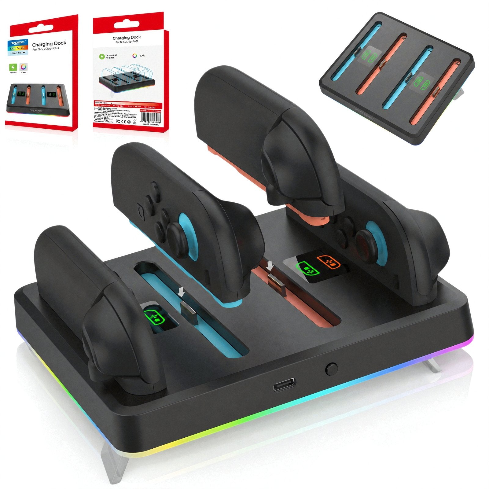 دوب DOBE Charging Dock For Nintendo Switch 2 joy-con