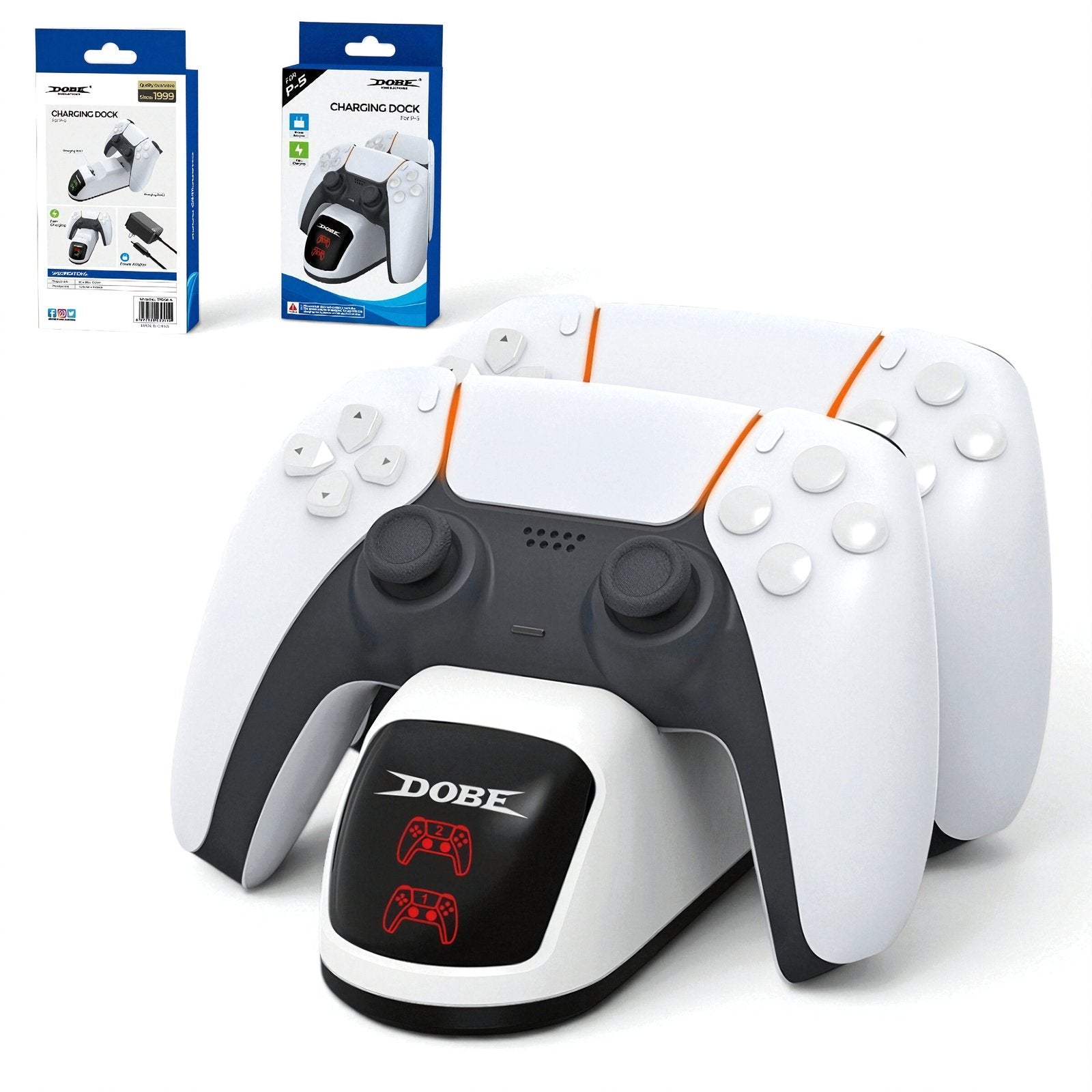 دوب DOBE Dual Charging Dock For PS5 Dualsense Controllers