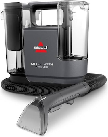 Bissell Little Green Cordless Portable Carpet &amp; Upholstery Deep Cleaner, 165W Motor, 2 Modes for Customized Cleaning, 25V Lithium-Ion Battery, 1094 ml, Black   3861Z
