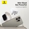 Baseus Palm PD 20W Type C Charger, Fast Wall Charger USB C Plug, iPhone 15 Fast Charger Universal Travel Adapter Compatible With iPhone 15/14/13/12/11 Pro Max, Samsung S24/23/22/21 Ultra, etc
