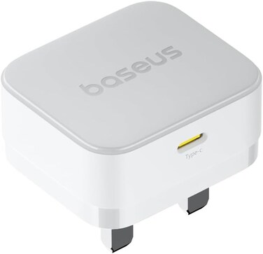 Baseus Palm PD 20W Type C Charger, Fast Wall Charger USB C Plug, iPhone 15 Fast Charger Universal Travel Adapter Compatible With iPhone 15/14/13/12/11 Pro Max, Samsung S24/23/22/21 Ultra, etc
