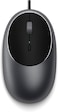 Satechi Aluminum C1 USB-C Wired Mouse &ndash; Optical Computer Mouse &ndash; For M2/ M1 MacBook Pro/Air, M2/ M1 iPad Pro/Air, M2 Mac Mini, iMac M1 (Space Gray)
