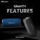 Hifuture Gravity two way ,IPX7 Waterproof Speaker - Blue
