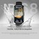 HiFuture EV02 Bluetooth Smart Calling Watch, 1.47 Inch IPS Display, 7 Days Daily Use, 100+ Sport Mode, Heart Rate Monitoring, IP68 Waterproof Smart Watch Black Color, HSSW6
