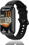 HiFuture EV02 Bluetooth Smart Calling Watch, 1.47 Inch IPS Display, 7 Days Daily Use, 100+ Sport Mode, Heart Rate Monitoring, IP68 Waterproof Smart Watch Black Color, HSSW6
