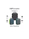 HiFuture Pocket S Mini Portable &amp; Wearable Speaker   8H Playtime   Magnetic Clip   IPX7 Waterproof   Type-C Charging   77g Lightweight &ndash; Premium Design Black