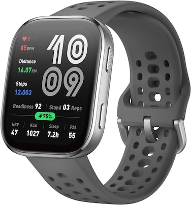 Amazfit Bip 6 Smart Watch 46mm, 14 Day Battery, 1.97", AMOLED Display, GPS &amp; Free Maps, AI, Bluetooth Call &amp; Text, Health, Fitness &amp; Sleep Tracker, 140+ Workout Modes, 5 ATM Water-Resistance