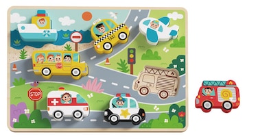 Tooky Toys Chunky Puzzle - Transportation