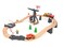 مجموعة قطار البناء من Tooky Toys - متوسطة الحجم