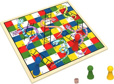 Tooky Toy 2 In 1 Games: Ludo/Snakes &amp; Ladders