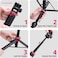 ULANZI Select 59in Selfie Tripod for Camera - MT-71 Invisible Long Extendable Selfie Vlog Handle Portable Lightweight Tripod Stand 7 Sections for Action Cameras