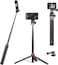 ULANZI Select 59in Selfie Tripod for Camera - MT-71 Invisible Long Extendable Selfie Vlog Handle Portable Lightweight Tripod Stand 7 Sections for Action Cameras