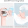 JISULIFE Handheld Fan, 4000mAh Portable Hand Fan, Mini Personal Rechargeable Hand Held Fan, Max 16Hrs Battery Operated USB Small Fan with 3 Speeds for Outdoor Travel Commute Office Women Men-Pink