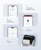 NIIMBOT B1 Label Maker with Auto Identification,2 Inch Bluetooth Portable Label Printer Easy to Use for Office, Home, Business (with 2x1.18 inch Label), Silver