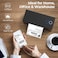 Nelko Bluetooth Thermal Shipping Label Printer, Wireless 4x6 Shipping Label Printer for Shipping Packages, Support Android, iPhone and Windows, Widely Used for Amazon, Ebay, Shopify, Etsy, USPS
