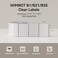 NIIMBOT B21 B3S Labels, (40x30mm) Thermal Sticker Label, Waterproof, Oil-Proof and Tear-Proof NIIMBOT Labels, 1 Roll of 230 Self-Adhesive Thermal Labels (Transparent)