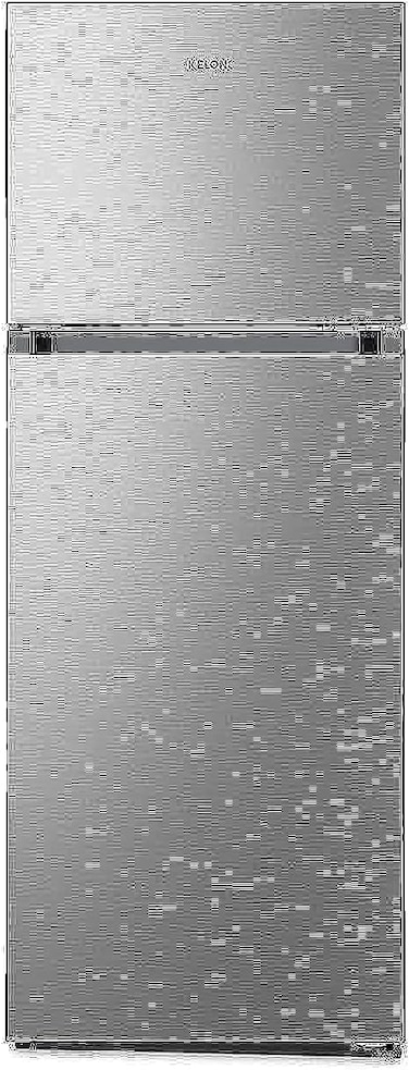 Kelon 600 Liters Double Door Top Mount Refrigerator, No Frost Fridge &amp; Freezer with LED Display and Touch Control, Interior LED Light &amp; Large Crisper Drawer with Humidity Control, Inox, KRD-60WRS