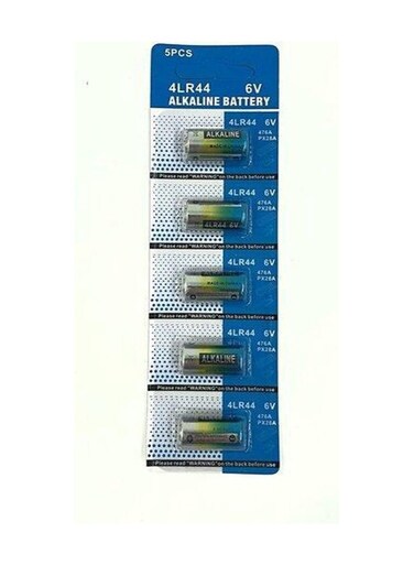 4LR44 Alkaline Battery 6V - Pack of 5