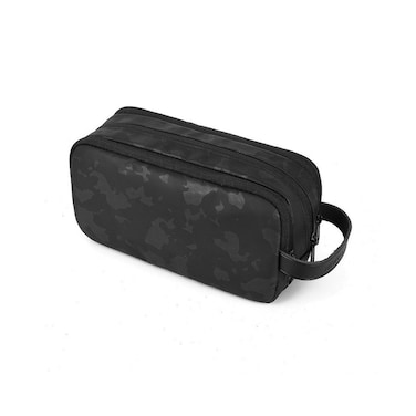 WiWU Salem 3-Layer Travel Tech Organizer Pouch The Ultimate Water-Resistant Gadget Storage Solution for Cables, Chargers, and Accessories with a Stylish Leather Handle