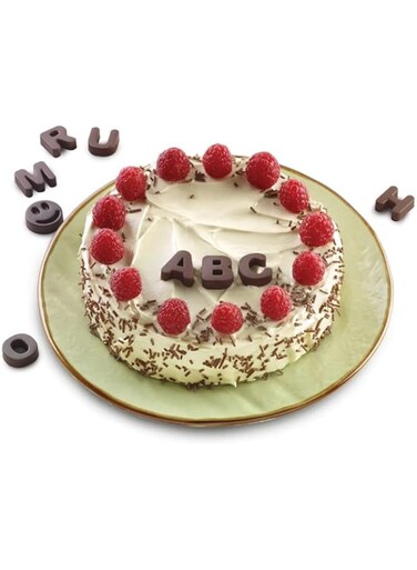 Silikomart Silicone Easy Chocolate Mold, Assorted, ABC (400063)