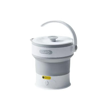 Foldable Travel Electric Kettle &ndash; Portable Silicone Mini Hot Water Heater Jug, Compact &amp; Lightweight Collapsible Design for Tea, Coffee, Office &amp; Camping