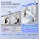 Linklike 2026 New Open Ear Earbuds Bluetooth 6.0, Hi-Res LDAC, Patented Z-Structure for 0-Pressure Comfort, AI Clear Calls, Ultralight 5g 40H+ Battery IPX5 Wireless Silicone Clip-on Headphones, White